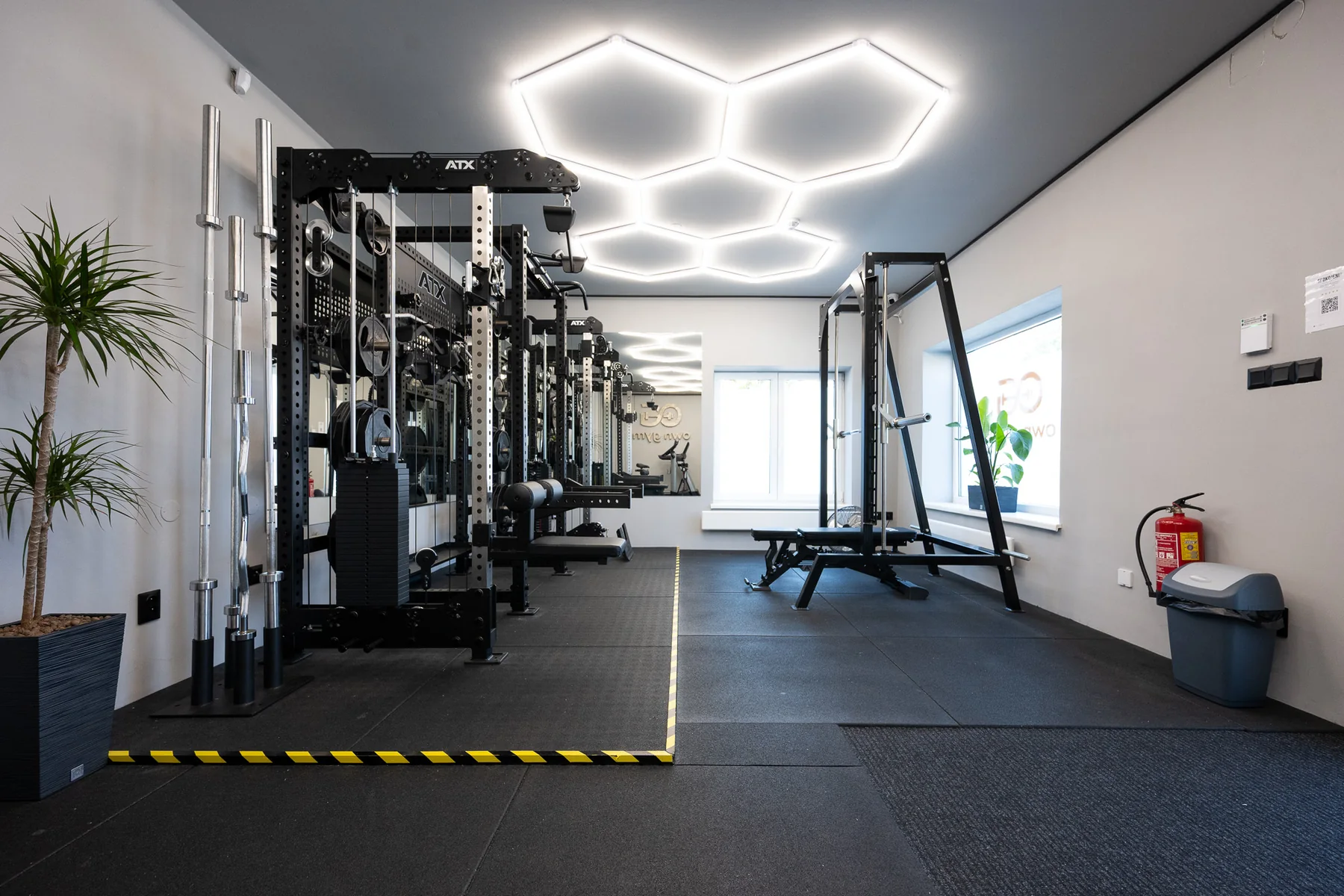 OWN GYM – celkový pohled na privátní fitness studio