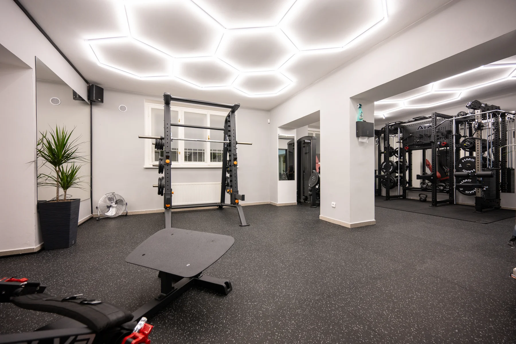 Celkový pohled na privátní fitness OWN GYM Kladno